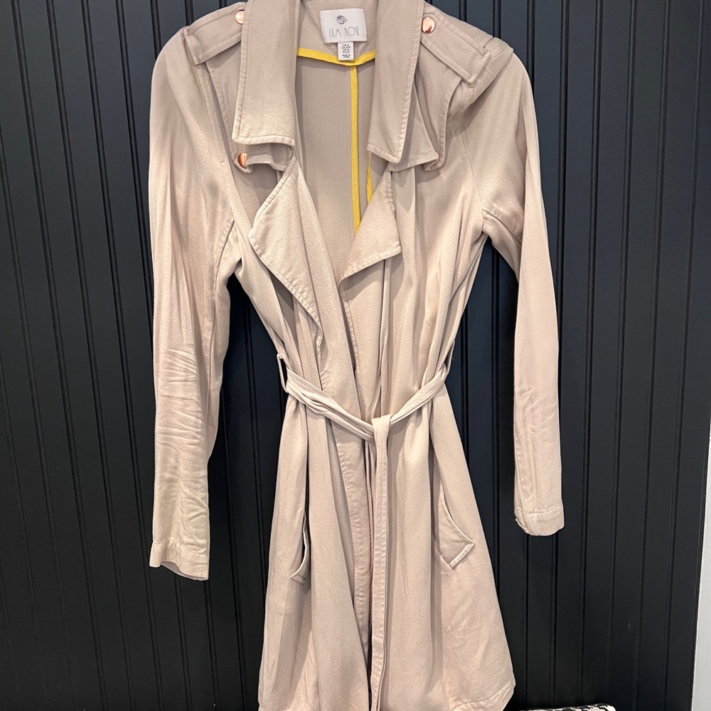 Tan lightweight Trench Coat spring